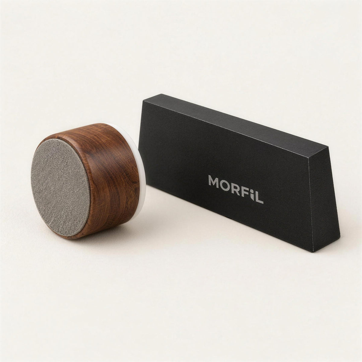 Affûteur à roulettes Morfil : rouleau en noyer et bloc d'angle aimanté noir gravé