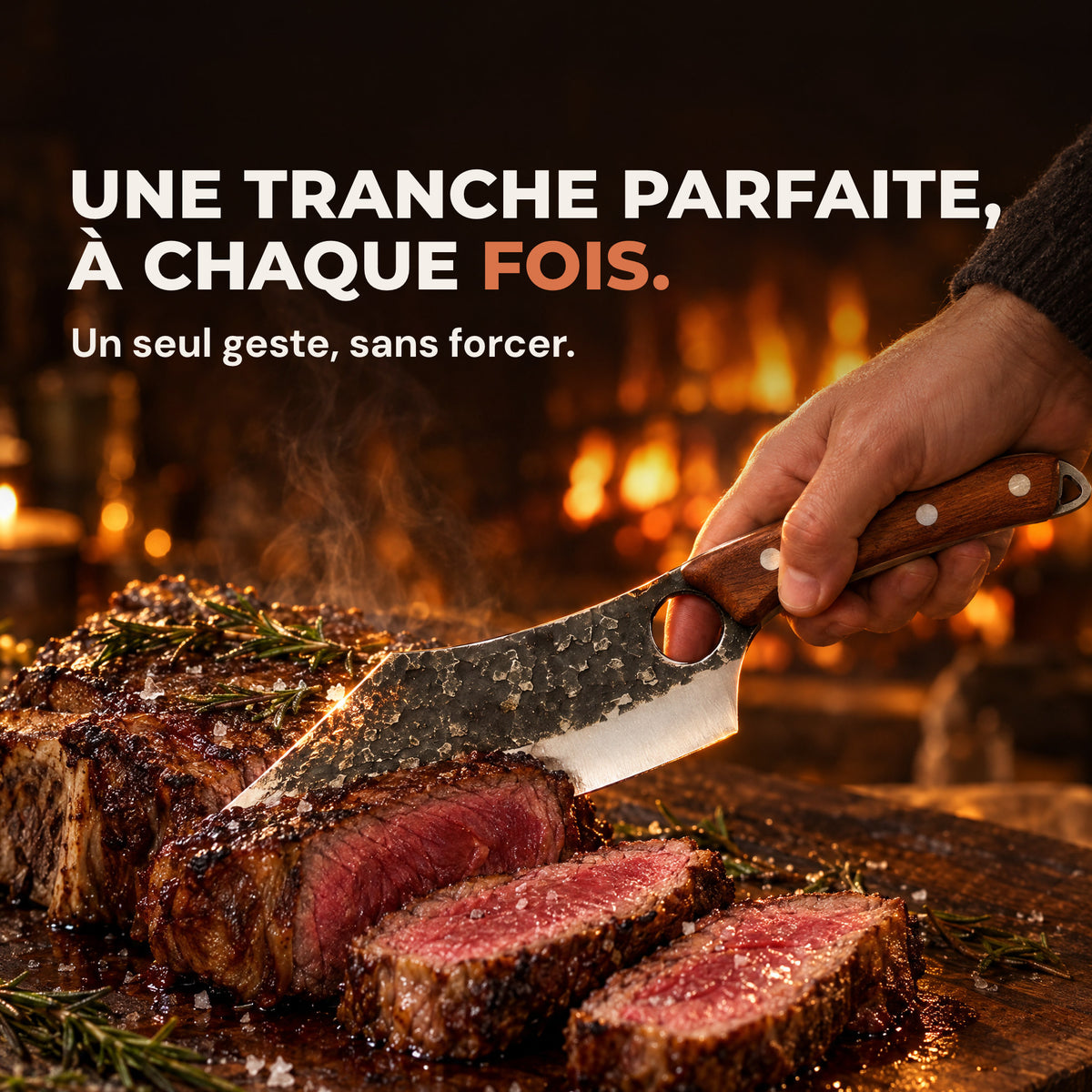 Une tranche parfaite, à chaque fois : Braise dans une côte de bœuf